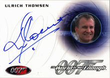 James Bond Mission Logs A158 Ulrich Thomsen as Davidov Autograph Card