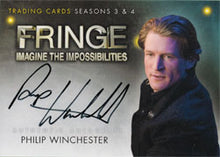 Fringe Seasons Three & Four Autograph Card A15 Philip Winchester Frank Stanton