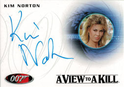 James Bond 50th Series Two Autograph Card A167 Kim Norton as Zorin Party Guest