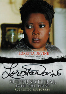 Supernatural Seasons One to Three Autograph Card A17 Loretta Devine As Missouri