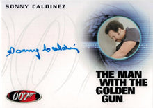 James Bond 50th Anniversary Series 1 Autograph Card A184 Sonny Caldinez