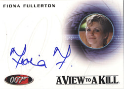 James Bond Mission Logs A185 Fiona Fullerton as Pola Ivanova Autograph Card