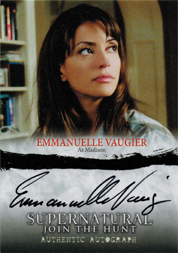 Supernatural Seasons One to Three Autograph Card A18 Emmanuelle Vaugier