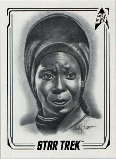 Star Trek 50th Anniversary ArtiFEX Emily Tester Chase Card A20 Guinan