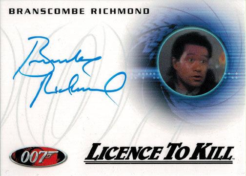 James Bond Archives 2014 Autograph Card A236 Branscombe Richmond