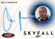 James Bond Archives 2014 Autograph Card A238 Ola Rapace as Patrice