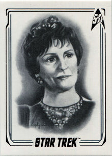 Star Trek 50th Anniversary ArtiFEX Emily Tester Chase Card A23 Lwaxana Troi