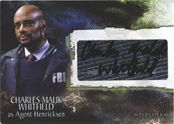 Supernatural Season 3 A24 Charles Malik Whitfield Autograph Card