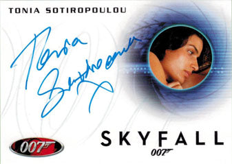 James Bond Autographs & Relics Autograph Card A240 Tonia Sotiropoulou