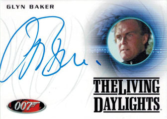 James Bond Autographs & Relics Autograph Card A242 Glyn Baker as 002