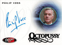 James Bond Archives 2014 Autograph Card A244 Philip Voss as Auctioneer