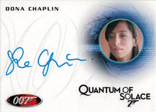James Bond Archives 2014 Autograph Card A246 Oona Chaplin as Receptionist