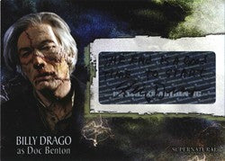 Supernatural Season 3 A25 Billy Drago Autograph Card