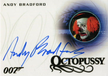 James Bond 007 Classics Autograph Card A265 Andy Bradford as 009