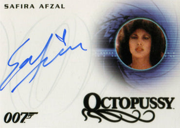 James Bond 007 Classics Autograph Card A266 Safira Afzal as Octopussy Girl