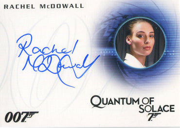 James Bond Archives 2015 Autograph Card A278 Rachel McDowall as Flight Attendant