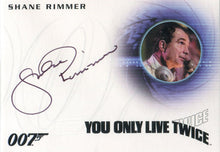 James Bond Archives 2015 Autograph Card A279 Shane Rimmer as Hawaii Radar Oper