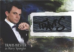 Supernatural Season 3 A27 Travis Wester Autograph Card