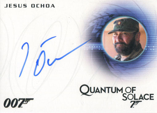 James Bond Archives 2015 Autograph Card A280 Jesus Ochoa as Lt. Orso