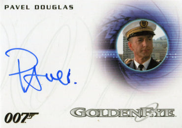 James Bond 007 Classics Autograph Card A281 Pavel Douglas French Warship Captain