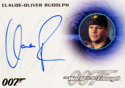 James Bond 007 Classics Autograph Card A288 Claude-Oliver Rudolph Col.Akakievich