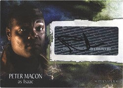 Supernatural Season 3 A28 Peter Macon Autograph Card