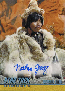 Star Trek TOS Captains Collection Autograph Card A294 Nathan Jung as Kahn