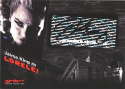 The Spirit Movie A2 Autograph Card Jaime King as Lorelei