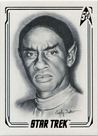 Star Trek 50th Anniversary ArtiFEX Emily Tester Chase Card A36 LtCdr. Tuvok