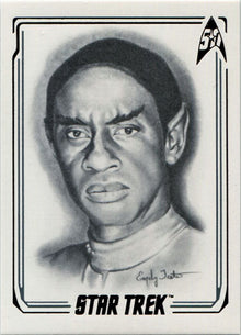 Star Trek 50th Anniversary ArtiFEX Emily Tester Chase Card A36 LtCdr. Tuvok