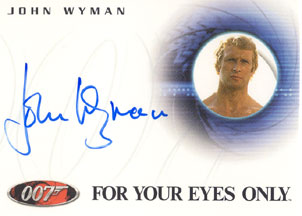Quotable 007 James Bond A39 John Wyman Autograph Card