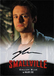 Smallville Seasons 7 to 10 A3 Autograph Card Callum Blue as Major Zod