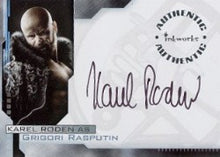 Hellboy Movie A3 Karel Roden Autograph Card