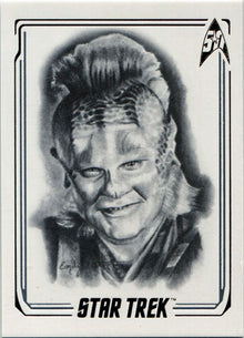 Star Trek 50th Anniversary ArtiFEX Emily Tester Chase Card A42 Neelix
