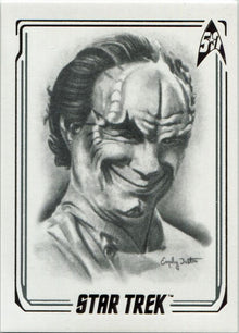 Star Trek 50th Anniversary ArtiFEX Emily Tester Chase Card A46 Dr. Phlox