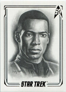 Star Trek 50th Anniversary ArtiFEX Emily Tester Chase Card A48 Ensign Mayweather