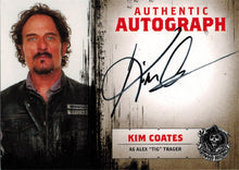 Sons of Anarchy Seasons 1 to 3 A4 Autograph Card Kim Coates as Alex Tig Trager