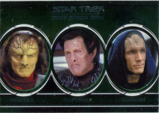 Star Trek DS9 Heroes & Villains Aliens A4 Chase Card Hunter/Hupyrian/Idanian