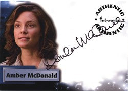 Smallville Season 6 A53 Amber McDonald Autograph Card