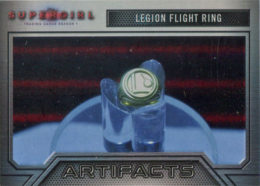 Supergirl Season 1 Rainbow Foil Board Artifacts Chase Card A6 Legion Flight Ring