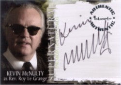 Supernatural Season One A7 Kevin McNulty Autograph Card