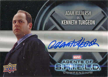 Marvel Agents of SHIELD Compendium Autograph Card AA-AK Adam Kulbersh as Kenneth