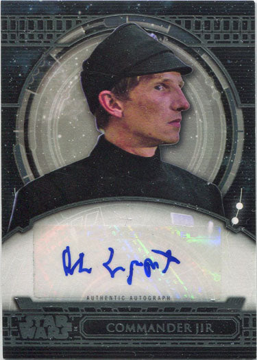 Star Wars 40th Anniversary Autograph Card Al Lampert as Commander Jir