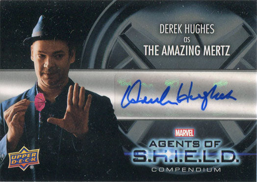 Marvel Agents of SHIELD Compendium Autograph Card AA-DH Derek Hughes as Mertz