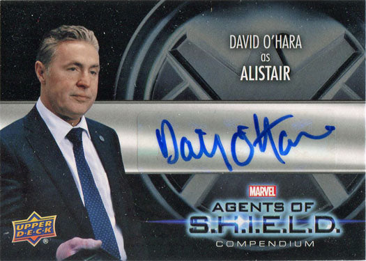 Marvel Agents of SHIELD Compendium Autograph Card AA-DO David OHara as Alistair