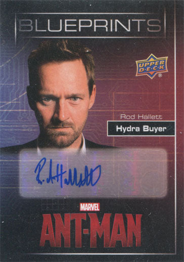 Marvel Ant-Man Movie Autograph Card AA-RH Rod Hallett as Hydra Buyer