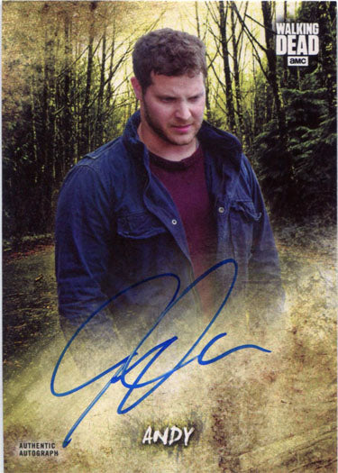Walking Dead Road To Alexandria Autograph Card AC-JP Jeremy Palko as Andy
