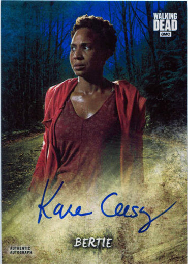 Walking Dead Road To Alexandria Autograph Card Blue AC-KC Karen Ceesay #49/50