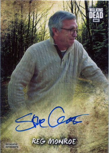 Walking Dead Road To Alexandria Autograph Card AC-SC Steve Coulter as Reg Monroe
