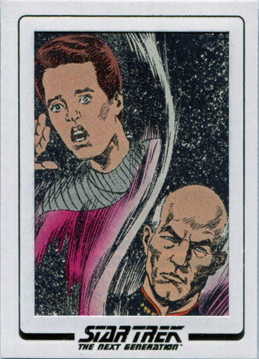 Star Trek TNG Portfolio Prints S2 AC12 Comic Archive Cut Card 98 of 153